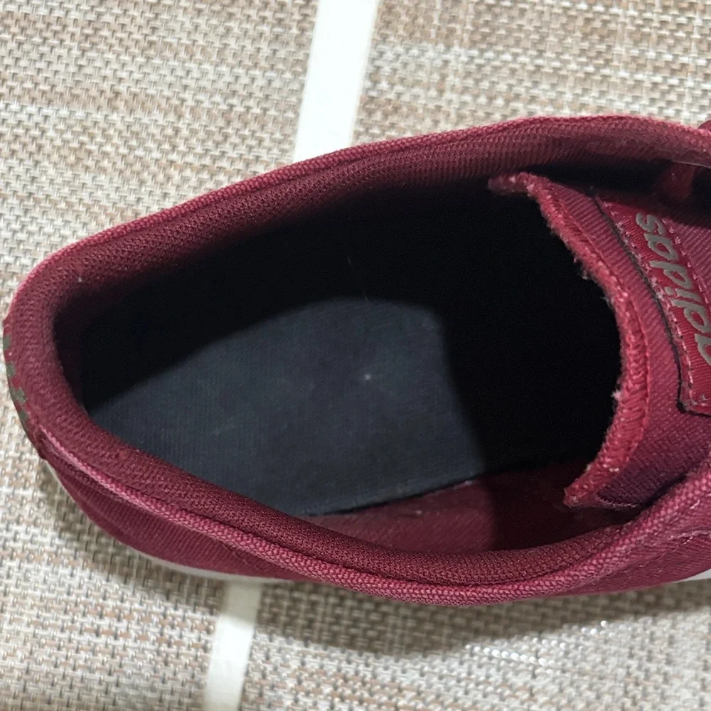 Adidas Easy Vulc 2.0 maroon/white skate shoes. Men 10 excellent condition. Nice! - Picture 8 of 9